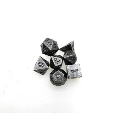 JAK UKRAŚĆ KSIĘŻYC MALUTKI ZESTAW 7 METALOWYCH KOŚCI RPG