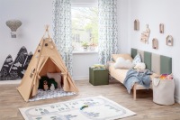 YellowTipi Штора на резинке 130 x 260 см, оттенки зеленого