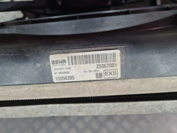 фото thumb №7, Комплект радіатор радіаторів води вентилятор opel meriva b 1.4 16v