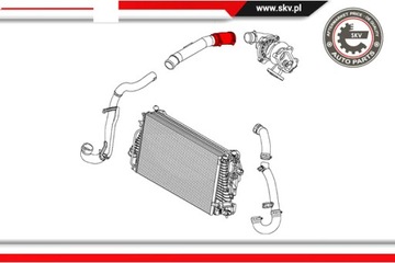 фото thumb №9, Шланг интеркулер opel vectra c signum 2.0dti esen skv