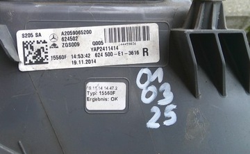 фото thumb №8, Mercedes c клас w205 led універсал права задня лампа оригінал a2059065200