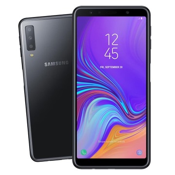 Samsung Galaxy A7 A750FN/DS 4 ГБ / 64 ГБ черный + ЗАРЯДНОЕ УСТРОЙСТВО ДЛЯ СТЕКЛЯННОГО КЕЙСА