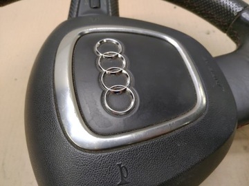 фото thumb №12, Кермо + подушка безпеки мультифункція шкіра s-line sline audi a3 8p роки 03-08