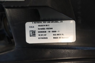 фото thumb №15, Лампа передня перед ліва tesla модель s рестайлінг повний led 105357400e 2016