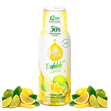 Сироп для карбонизатора Soda FruttaMax LEMON LIME 500 мл на 12л
