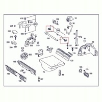 фото thumb №14, Направляющая ползунок шторка mercedes a-klasa w169 w245