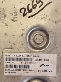 Бортовой компьютер ecu двигателя alfa romeo mito 51880177 Доставка, фото thumb