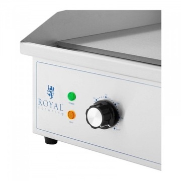 GRILL ELEKTRYCZNY RYFLOWANY / GŁADKI 10 mm 3000 W