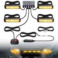 фото thumb №11, 4szt лампы предупредительные stroboskopowa лампа led оранжевая pomoc эвакуатор