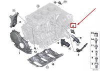 Купить Датчик давления масла двигателя mini cooper f55 8576615 12618576615, фото thumb