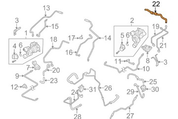 фото thumb №7, Шланг водяной porsche cayenne 9pa 94810603551 4.5 s новый оригинальный