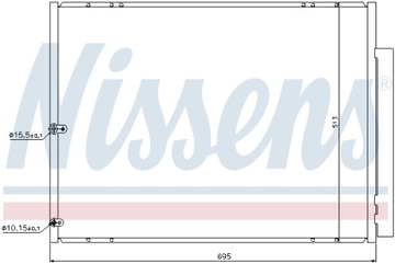 фото thumb №14, Конденсатор nissens 8846048041 8846048040 212074n to