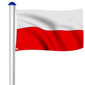 АЛЮМИНИЕВАЯ ФЛАГОВАЯ МАЧТА ПОЛЬСКИЙ ФЛАГ 6,5 м