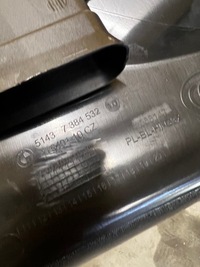 фото thumb №10, Защита обшивка стойка среднего b правая правое bmw 5 g30 m5 f90