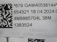 фото thumb №8, Оббивка обшивка сидіння подушка безпеки 4m8885704l 4m8885703l