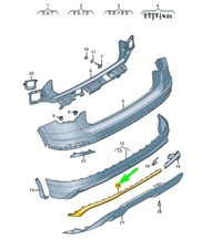 фото thumb №8, Audi q2 бампер задній лівий 81a853841tb2
