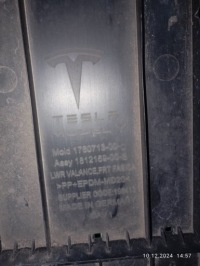 фото thumb №11, Плита захист pod бампер tesla model y 1760713-00-c 1812159-00-b