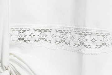 Рулонные шторы из римского кружева с цветами из хлопка Shabby Chic