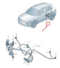 фото thumb №1, Skoda kodiaq ns rear left door проводка 565971693r
