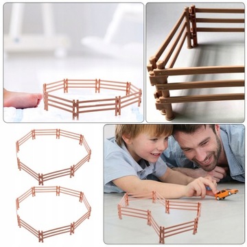 Фермерский забор с детскими игрушками, 32 шт.