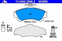 фото thumb №2, Гальмівні колодки гальмівний. mitsubishi colt smart forfour 03-