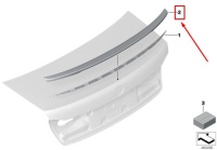 фото thumb №1, Bmw 7 g11, g12 rear trunk спойлер 8092094 51628092094