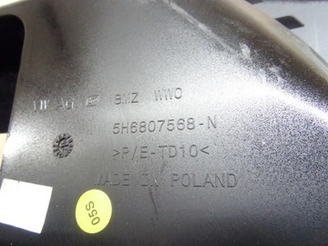 фото thumb №9, Спойлер бампера зад vw golf 8 viii 5h6 hb r line рестайлинг 2024- 5h6807568n llu