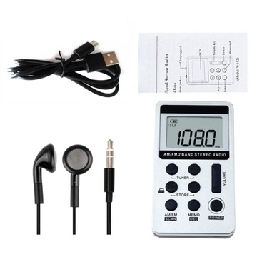 HanRongDa HRD-103 AM Цифровое FM-радио 2-диапазонное