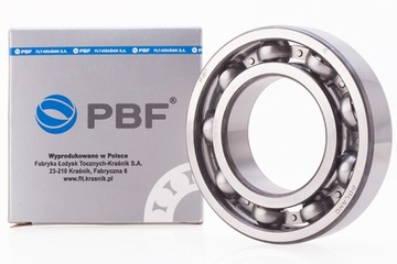 Łożysko kulkowe 6207 FŁT PBF 35x72x17 ODKRYTE POLSKIE