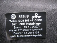 фото thumb №14, Vw passat cc електрична шторка багажника 3c8325