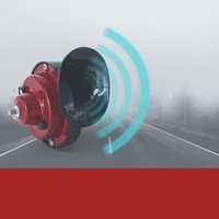 фото thumb №9, 1 пара металл dwutonowy громкий универсальный автомобиль червяк громкий клаксон