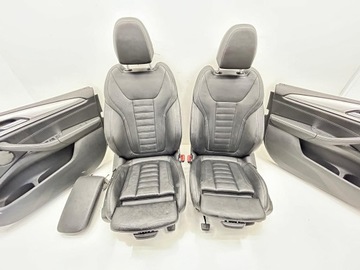 фото thumb №11, Сиденья диван салон обшивки bmw x3 g01 м-пакет кожа комплект