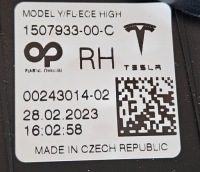 Tesla model y high фонарь  дневные led drl с Разборки, фото thumb