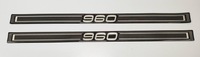 фото thumb №2, Молдинг накладка порог задняя задняя volvo 960