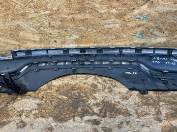 фото thumb №7, Mercedes ml iii 3 w166 amg 11-15 спойлер планка накладка бампера зад хром