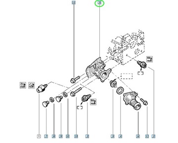 фото thumb №11, Корпус термостата alu. ren 8200493154