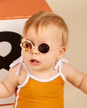 Ki ET LA Детские солнцезащитные очки KiETLA OURSON Персиковые 0-1