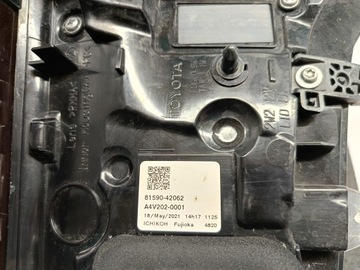 фото thumb №14, Toyota rav4 v 19- лампа кришки багажника лівий зад ліва задня 81590-42062