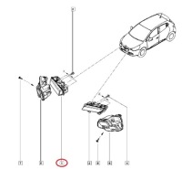 Фара до рух dziennej renault clio vi правий оригінал Зі Шроту, фото thumb