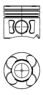 фото thumb №1, Поршень двигателя 41648610 kolbenschmidt opel corsa