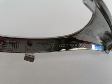 фото thumb №7, Планка хром выхлоп зад правый a2228853000 mercedes w222