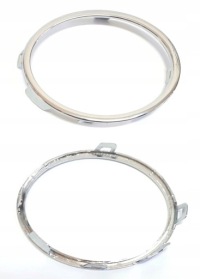 фото thumb №1, Рамка противотуманной фары хром vw golf vi 08-13 левая