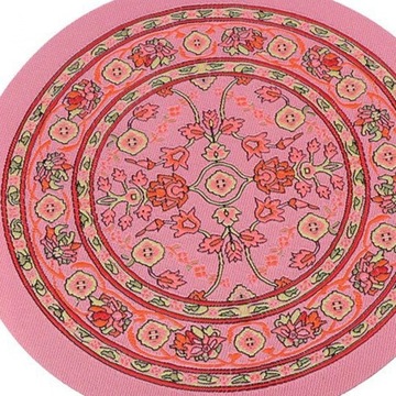 1/12 Dollhouse Rug Scenery Supplies Miniature Thread Mat Home Pink