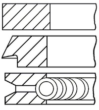 фото thumb №2, Кільця поршневі goetze 08-786500-00 ford /80.