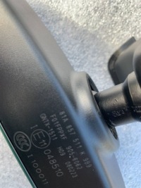 81a857511k зеркало заднего вида чёрные audi a3 rs3 8y 2021- оригинал в хорошем состоянии с Разборки, фото thumb