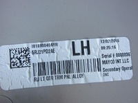 фото thumb №8, Chrysler pacifica 2017 обшивка оббивка багажника