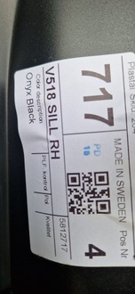 фото thumb №7, Volvo xc90 ii 2015+ молдинг порог правая