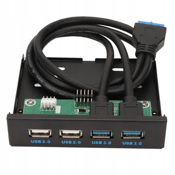 3,5-дюймовый высокоскоростной концентратор USB3.0 на передней панели