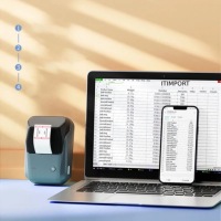 NIIMBOT B1 термопринтер наклеек Bluetooth ЗЕЛЕНЫЙ БЕЛЫЙ НОВЫЙ +роллер