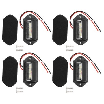 фото thumb №7, 4szt. 12v 6led лампочки номерного знака регистрационный o высокого яркость 5k
